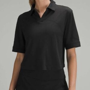 Lululemon Swiftly Tech Relaxed-Fit Polo Shirt In Black / Black